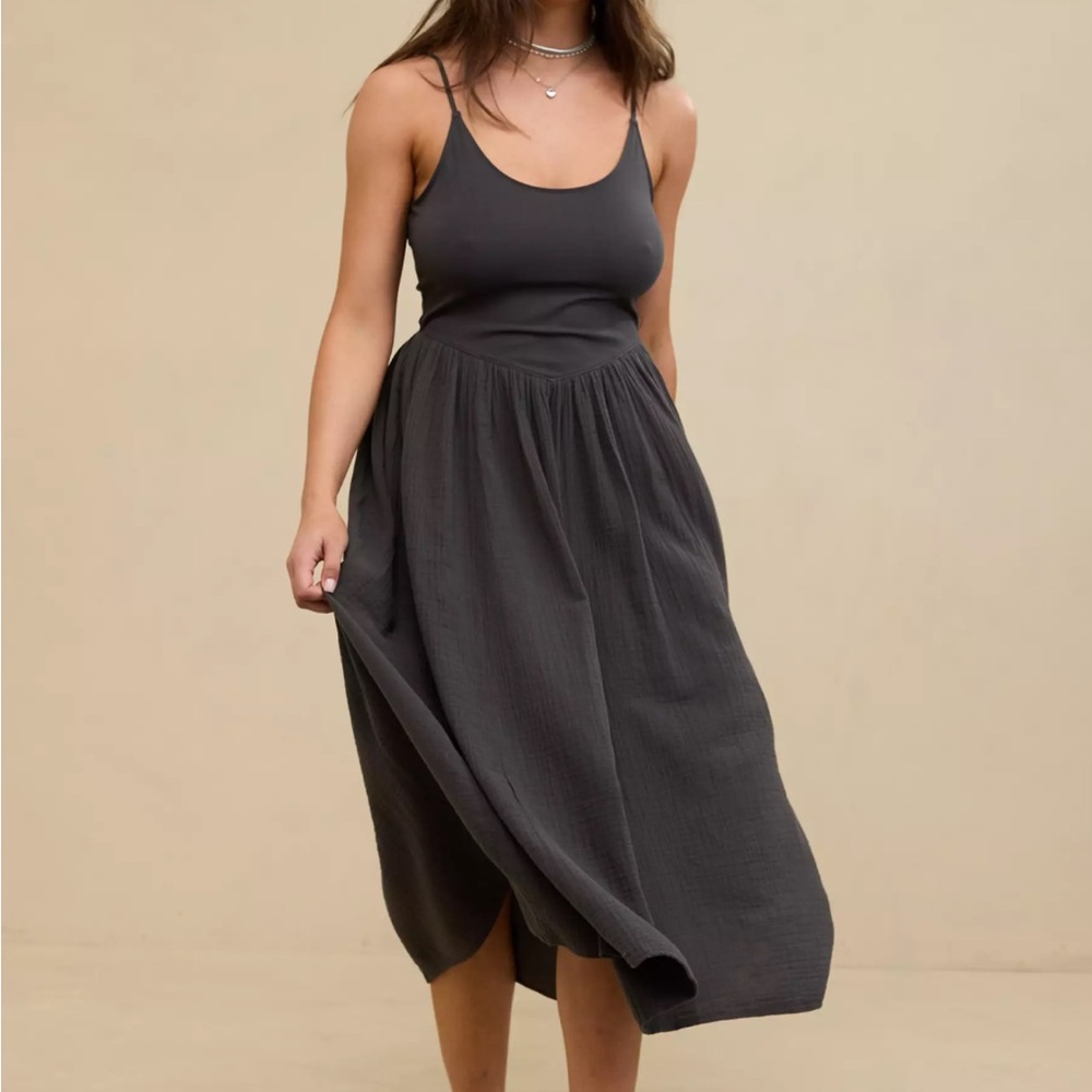 Aerie At The Barre Midi Dress